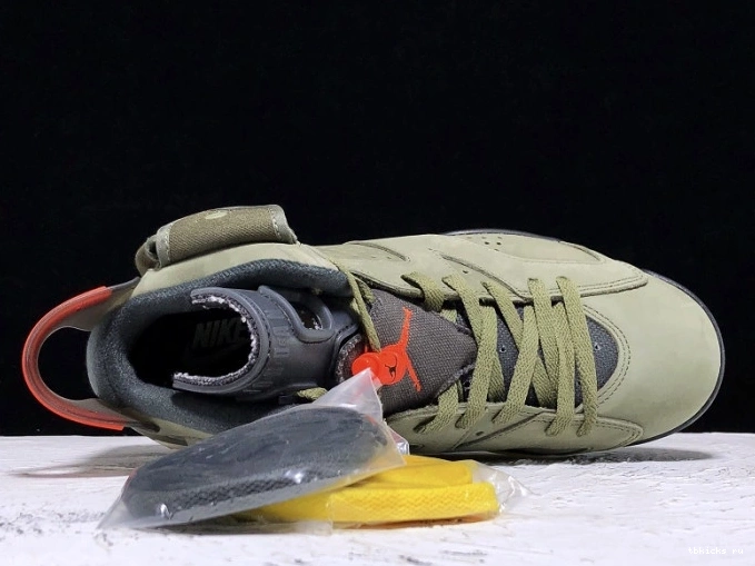 Reps TB Medium CN1084-200 Scott 6 Travis Air Jordan Olive x 0810